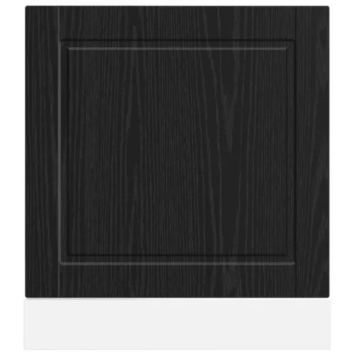  Konyhaszekrény Fekete tölgy 60 x 1,5 x 67 cm Faanyag