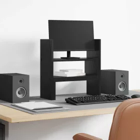    Monitor Asztali Állvány Fekete tölgy 40 x 17 x 41 cm Faanyag