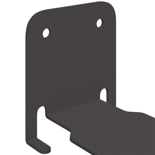  Láthatatlan lebegő polc 4 pcs Fekete 6 x 11 x 6.5 cm Fém