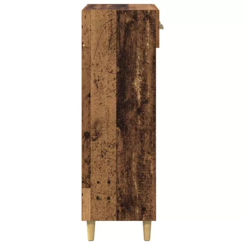  Cipőszekrény fiókkal polcokkal Öreg fa 60 x 35 x 105 cm Faanyag