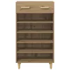  Cipőszekrény fiókkal Művészi tölgy 60 x 35 x 105 cm Faanyag