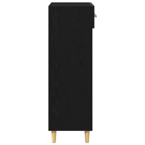  Cipőszekrény fiókkal Fekete tölgy 60 x 35 x 105 cm Faanyag