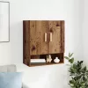  Fali Szekrény Falra szerelhető Öreg fa 60 x 31 x 70 cm Faanyag