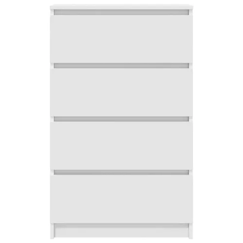  fehér szerelt fa tálalószekrény 60 x 35 x 98,5 cm