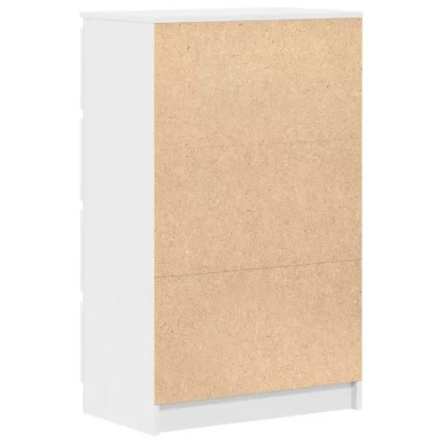  fehér szerelt fa tálalószekrény 60 x 35 x 98,5 cm