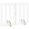  Hajtható állatkerítés 2 pcs Fehér 100,5 x 38 x 70 cm Mérnöki fa
