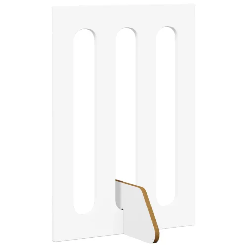  Hajtható állatkerítés 2 pcs Fehér 100,5 x 38 x 70 cm Mérnöki fa