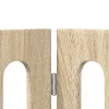  Hajtható állatkerítés 2 pcs Sonoma tölgy 100,5 x 38 x 70 cm