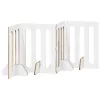  Hajtható állatkerítés 4 pcs Sonoma tölgy 201 x 38 x 70 cm