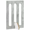  Hajtható állatkerítés 2 pcs Beton Szürke 100,5 x 38 x 70 cm
