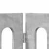  Hajtható állatkerítés 2 pcs Beton Szürke 100,5 x 38 x 70 cm