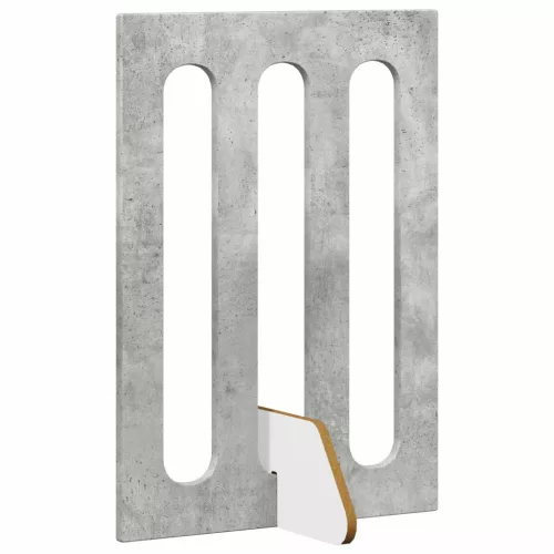  Hajtható állatkerítés 4 pcs Beton Szürke 201 x 38 x 70 cm