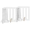  Hajtható állatkerítés 4 pcs Beton Szürke 201 x 38 x 70 cm