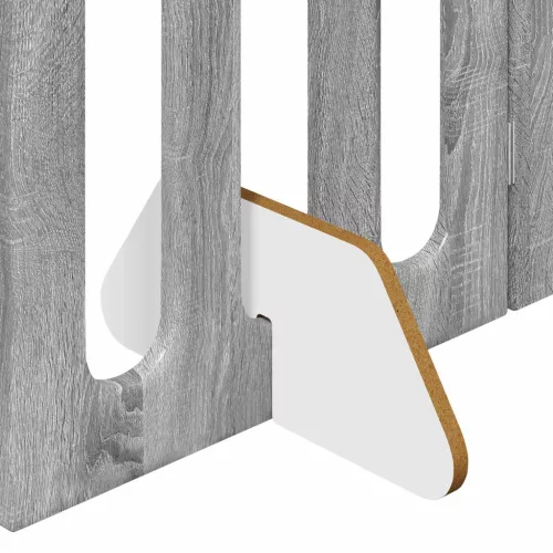  Hajtható állatkerítés 2 pcs Szürke Sonoma 100,5 x 38 x 70 cm