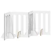  Hajtható állatkerítés 4 pcs Szürke Sonoma 201 x 38 x 70 cm