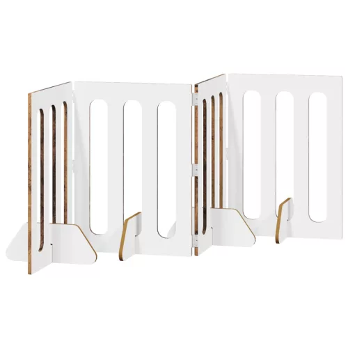  Hajtható állatkerítés 4 pcs Tölgyfa 201 x 38 x 70 cm Mérnöki fa