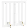  Hajtható állatkerítés 2 pcs Fehér 100,5 x 38 x 90 cm Mérnöki fa