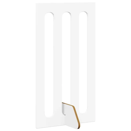  Hajtható állatkerítés 4 pcs Fehér 201 x 38 x 90 cm Mérnöki fa