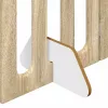  Hajtható állatkerítés 2 pcs Sonoma tölgy 100,5 x 38 x 90 cm