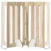  Hajtható állatkerítés 2 pcs Sonoma tölgy 100,5 x 38 x 90 cm