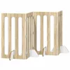  Hajtható állatkerítés 4 pcs Sonoma tölgy 201 x 38 x 90 cm