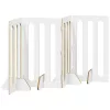  Hajtható állatkerítés 4 pcs Sonoma tölgy 201 x 38 x 90 cm