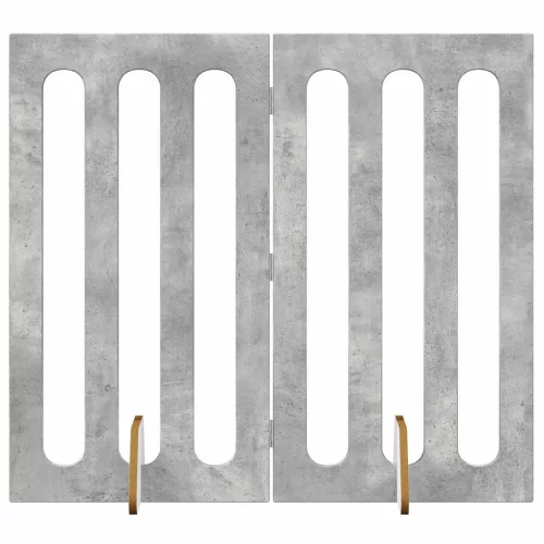  Hajtható állatkerítés 2 pcs Beton Szürke 100,5 x 38 x 90 cm