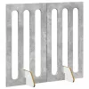  Hajtható állatkerítés 2 pcs Beton Szürke 100,5 x 38 x 90 cm