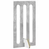  Hajtható állatkerítés 2 pcs Beton Szürke 100,5 x 38 x 90 cm