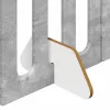  Hajtható állatkerítés 2 pcs Beton Szürke 100,5 x 38 x 90 cm