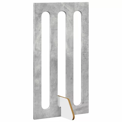  Hajtható állatkerítés 4 pcs Beton Szürke 201 x 38 x 90 cm