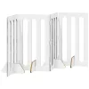  Hajtható állatkerítés 4 pcs Beton Szürke 201 x 38 x 90 cm
