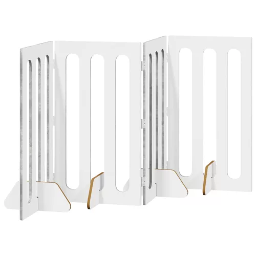  Hajtható állatkerítés 4 pcs Beton Szürke 201 x 38 x 90 cm