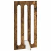  Hajtható állatkerítés 2 pcs Füstölt Tölgy 100,5 x 38 x 90 cm