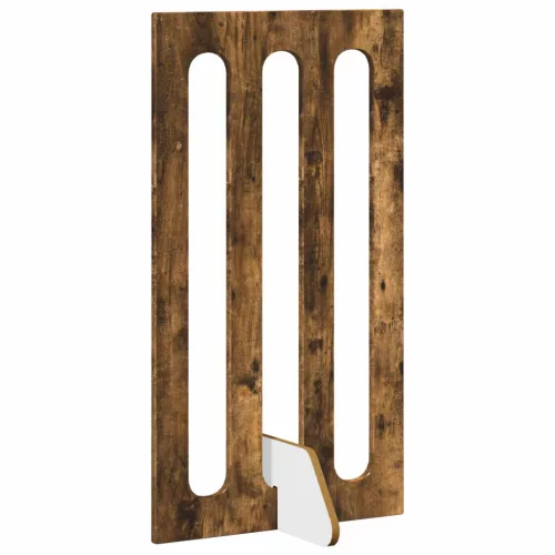  Hajtható állatkerítés 2 pcs Füstölt Tölgy 100,5 x 38 x 90 cm