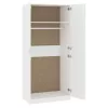  fehér szerelt fa ruhásszekrény 90 x 52 x 200 cm
