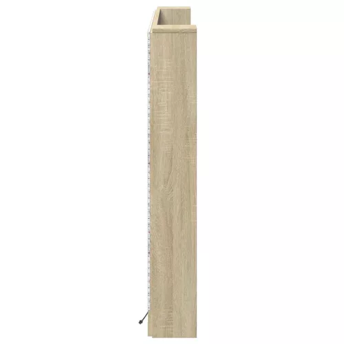  LED-es Fejtámla Szekrény Sonoma 160 x 16,5 x 103,5 cm Faanyag