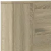  LED-es Fejtámla Szekrény Sonoma 160 x 16,5 x 103,5 cm Faanyag