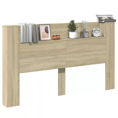  LED-es Fejtámla Szekrény Sonoma 180 x 16,5 x 103,5 cm Faanyag