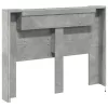  LED-es Fejtámla Szekrény Beton 140 x 16,5 x 103,5 cm Faanyag