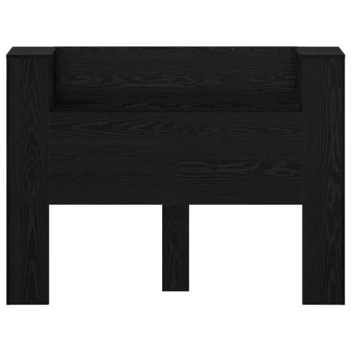 LED-es Fejtámla Szekrény Fekete tölgy 140 x 16,5 x 103,5 cm