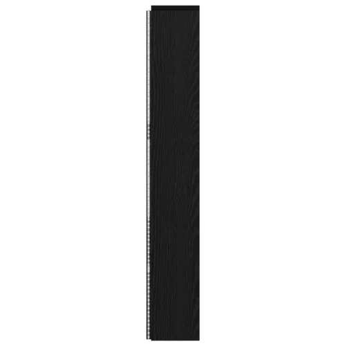  LED-es Fejtámla Szekrény Fekete tölgy 180 x 16,5 x 103,5 cm