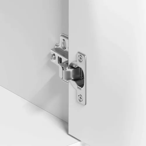  fehér szerelt fa tálalószekrény 88 x 30 x 70 cm