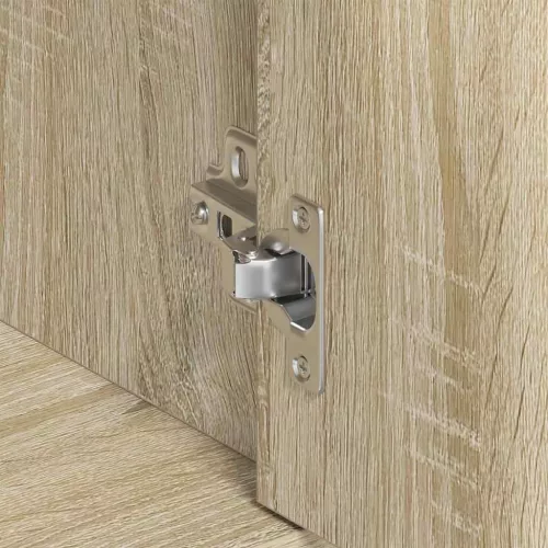  sonoma tölgy színű szerelt fa tálalószekrény 88 x 30 x 70 cm