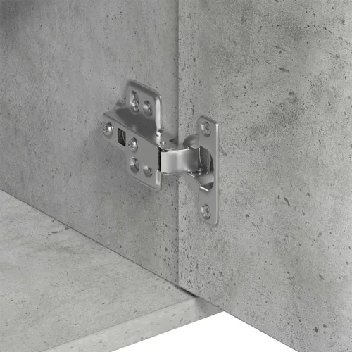  betonszürke szerelt fa tálalószekrény 88 x 30 x 70 cm