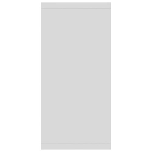  fehér szerelt fa tálalószekrény 88 x 30 x 65 cm