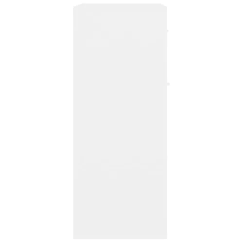  fehér szerelt fa tálalószekrény 60 x 30 x 75 cm