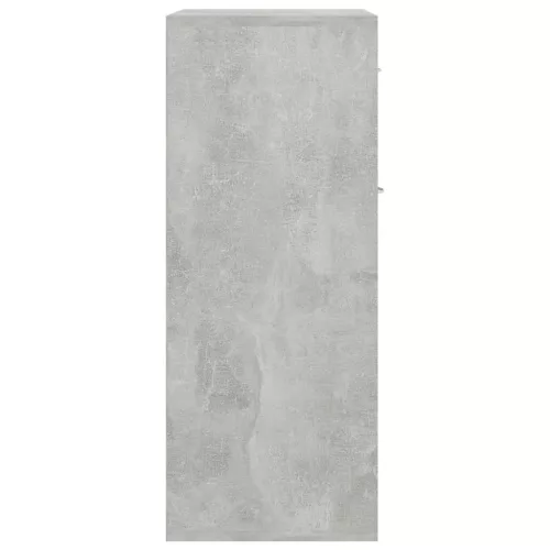  betonszürke szerelt fa tálalószekrény 60 x 30 x 75 cm