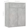  betonszürke szerelt fa tálalószekrény 60 x 30 x 75 cm
