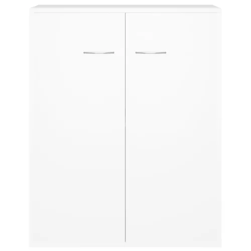  fehér szerelt fa tálalószekrény 60 x 30 x 75 cm